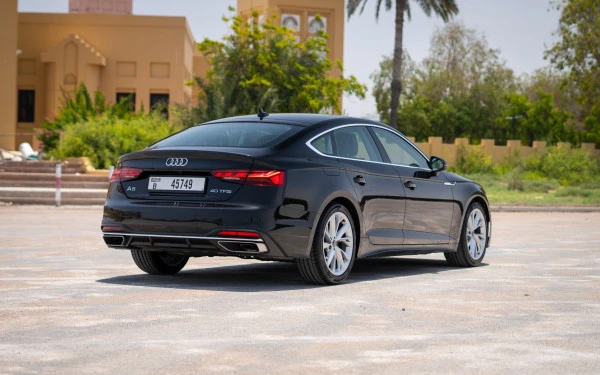 Black Audi A5, 2023 Photo 1