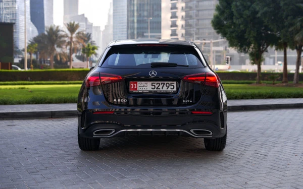 Black Mercedes A200, 2024 Photo 4