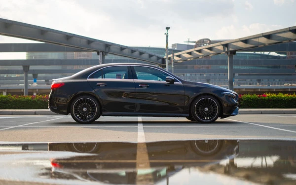Black Mercedes A200, 2024 Photo 2