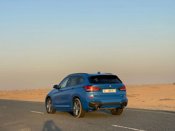 Blue BMW X1 M, 2020 Photo 4