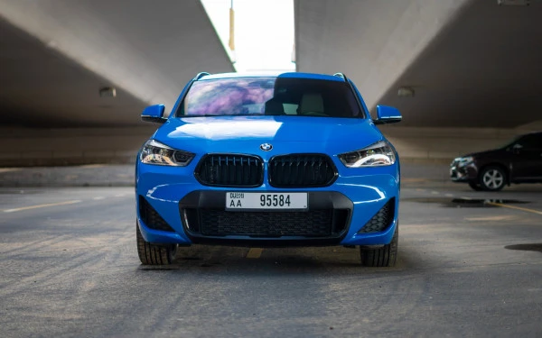 Blue BMW X2, 2022 Photo 1