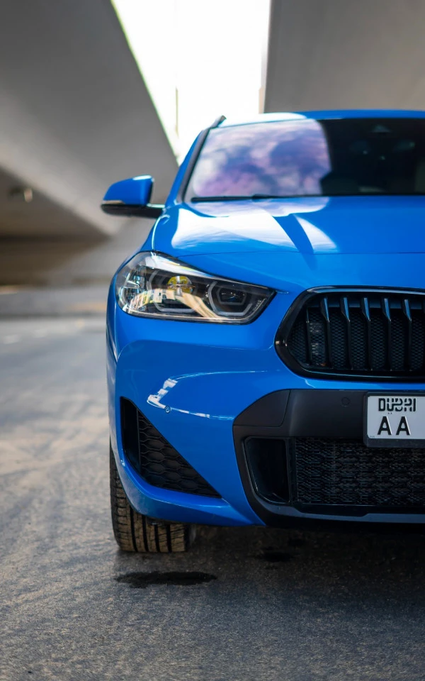 Blue BMW X2, 2022 Photo 2