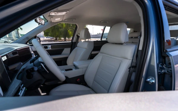 Blue Hyundai Santa Fe, 2025 Photo 6