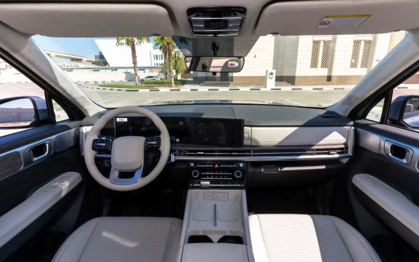 Blue Hyundai Santa Fe, 2025 Photo 8