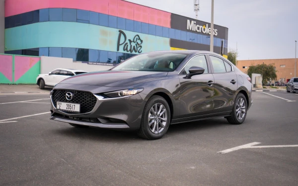 Dark Grey Mazda 3, 2024 Photo 1