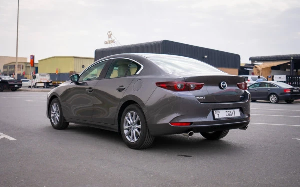 Dark Grey Mazda 3, 2024 Photo 2