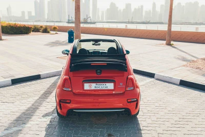 Red Fiat Abarth 595, 2019 Photo 5