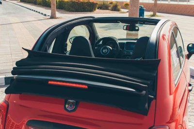 Red Fiat Abarth 595, 2019 Photo 6