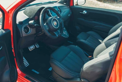 Red Fiat Abarth 595, 2019 Photo 7