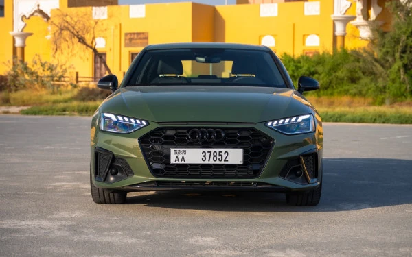 Green Audi A4, 2024 Photo 1