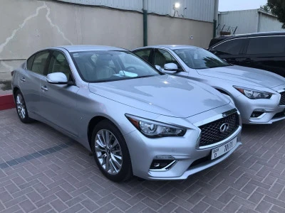 Silver Infiniti Q50, 2019 Photo 2
