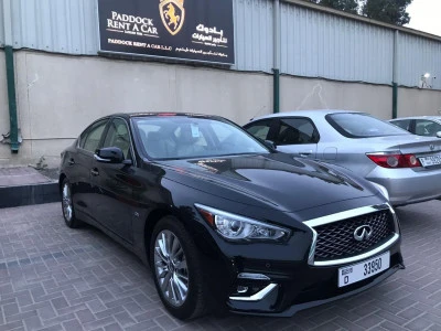 Black Infiniti Q50, 2019 Photo 1