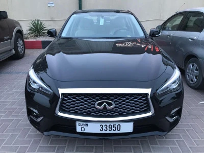 Black Infiniti Q50, 2019 Photo 2
