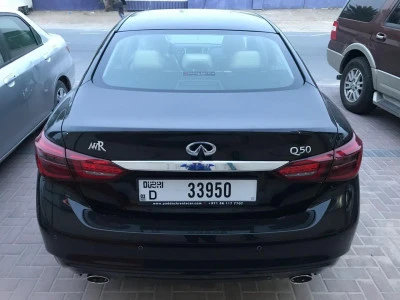 Black Infiniti Q50, 2019 Photo 3