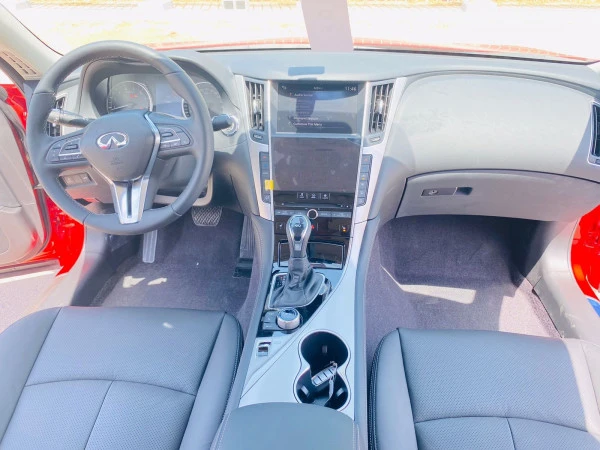 Red Infiniti Q50, 2021 Photo 7