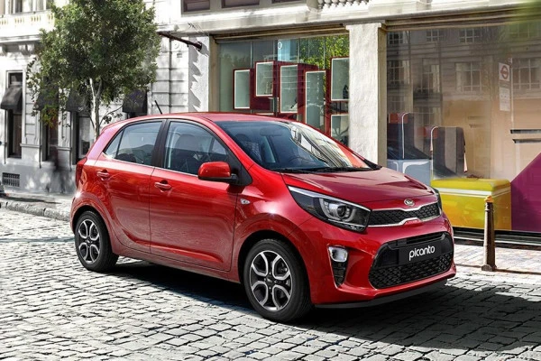 Red KIA Picanto, 2022 Photo 3