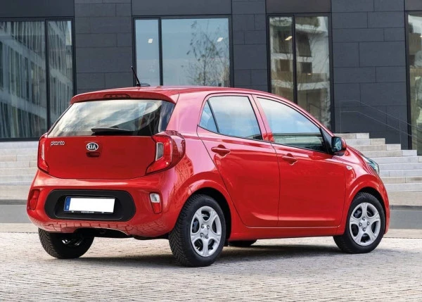 Red KIA Picanto, 2022 Photo 4