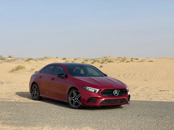 Red Mercedes A Class AMG, 2020 Photo 3