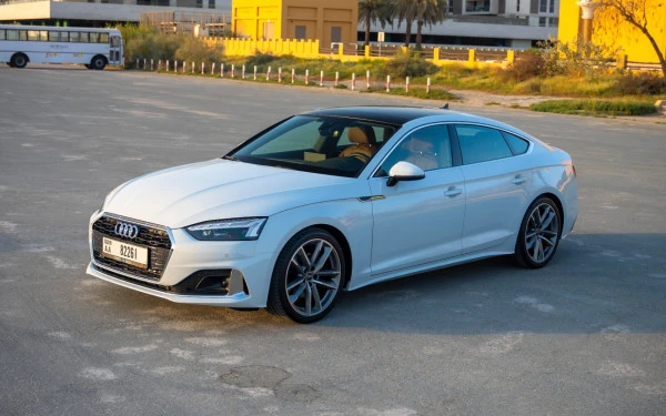 White Audi A5, 2024 Photo 1