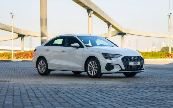 White Audi A3, 2024 Photo 1