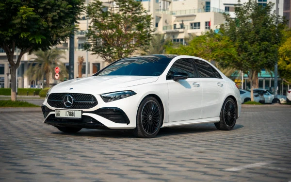 White Mercedes A200, 2025 Photo 2