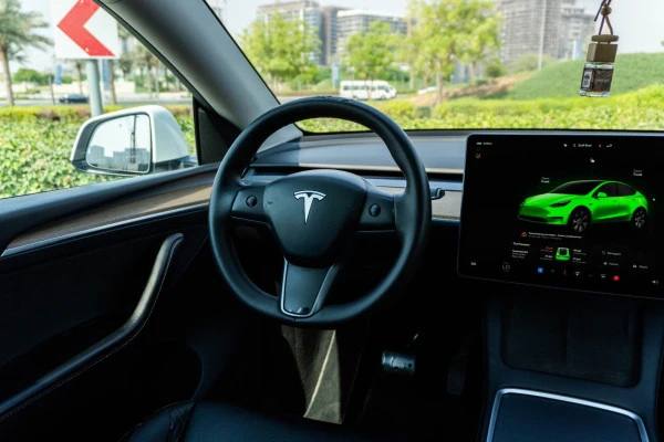 White Tesla Model Y Long Range, 2022 Photo 8